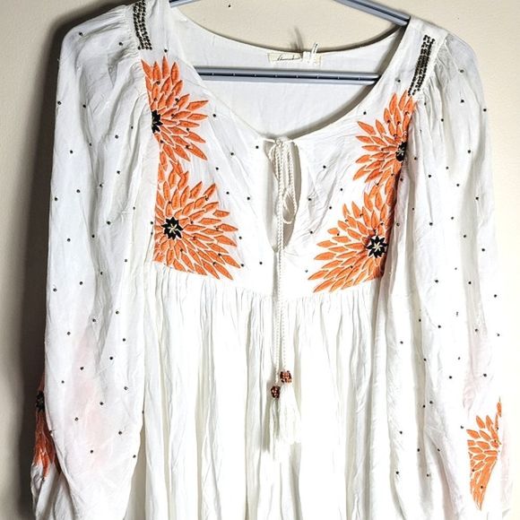 Floreat Tops - Floreat Boho Peasant Blouse